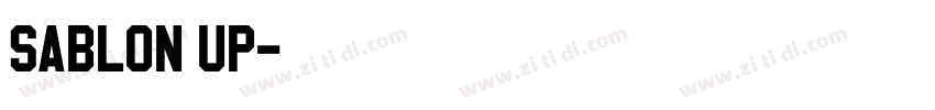 Sablon Up字体转换